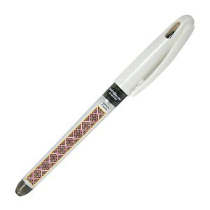 Kemijska olovka Gel pen 0.7mm Ethno HR Konavle bijela