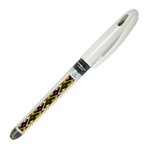Kemijska olovka Gel pen 0.7mm Ethno HR Lika bijela