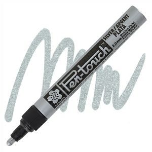 Kemijska olovka Sakura Pen-Touch 2.0mm srebrna