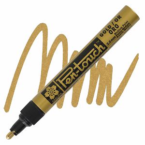 Kemijska olovka Sakura Pen-Touch 2.0mm zlatna