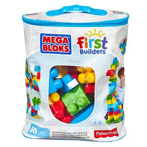 Kocke Mega Bloks Big Building Bag 60/1 plave 084162