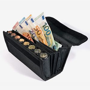 Konobarski novčanik za eurokovanice i papirnate novčanice