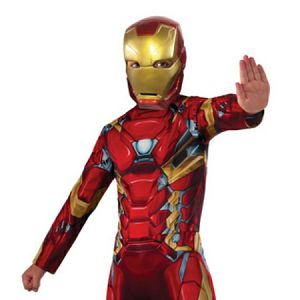 Kostim Iron Man majica s mišićima+maska 009145