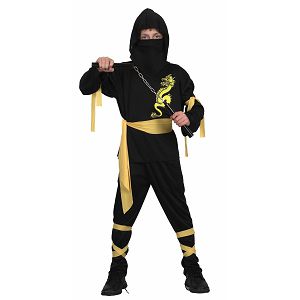 Kostim Ninja crno-žuti 4-14god. 880361