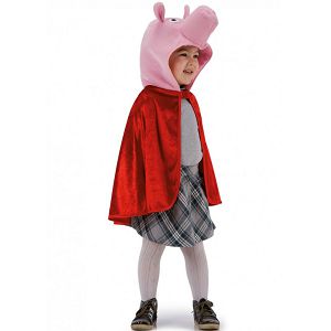 Kostim Peppa Pig pelerina s kapuljačom,45cm dužine,Carnival Toys 29238