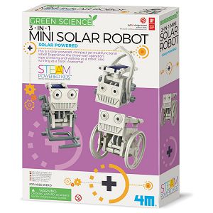 Kreativni set Mini solarni robot 3u1 4M 033772