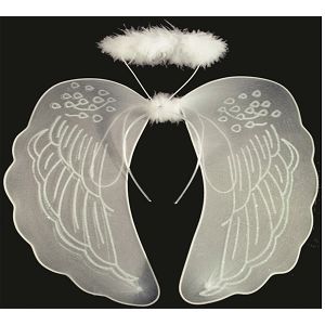 Krila anđela s aureolom, glitter, 40g 872977