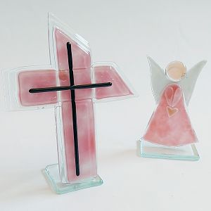Križ i anđeo set, mali Artem Speculo rozi