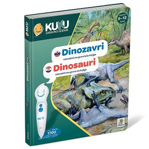 KUKU Interaktivna knjiga - Dinosauri 6-12g