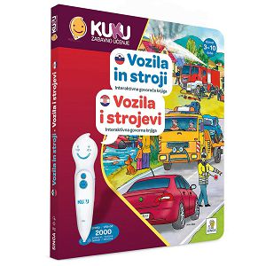 KUKU interaktivna knjiga - Vozila i strojevi 3-10g