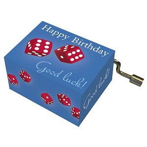 Kutija glazbena Good luck with cube melodija: Happy Birthday Fridolin 584209 