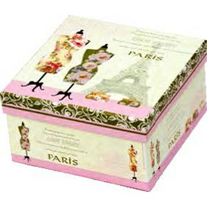 Kutija za poklon Paris srednja 14.6x14.6x8.5 cm
