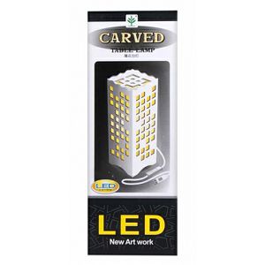 Lampa LED, USB bijela Carved 454352