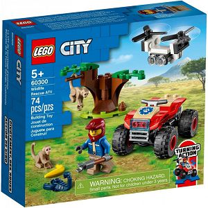 LEGO Kocke City ATV za sapašavanje divljih životinja 60300, 5+god.