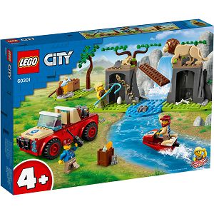 LEGO Kocke City Džip za spašavanje životinja 60301, 4+god.