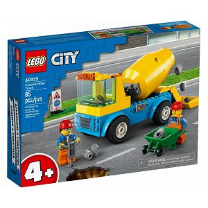 LEGO Kocke City Kamion miješalica za cement 60325, 4+god.