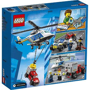 LEGO Kocke City Policijska potjera u helikopteru 60243,5+god.