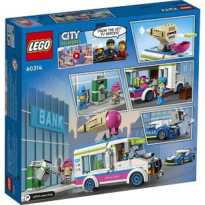 LEGO Kocke City Policijska potjera za sladoledarskim kamionom 60314, 5+god.