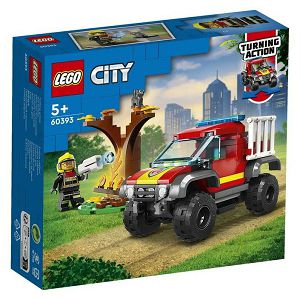 LEGO Kocke City Spasilačka misija s vatrogasnim kamionom 60393, 5+