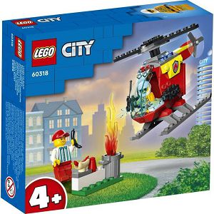 LEGO Kocke City Vatrogasni helikopter 60318, 4+god.