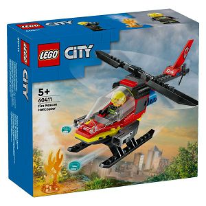 LEGO Kocke City Vatrogasni helikopter 60411, 5+god.