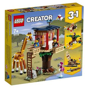 LEGO Kocke Creator 3u1 Kućica na drvetu na safariju 31116, 7+god.