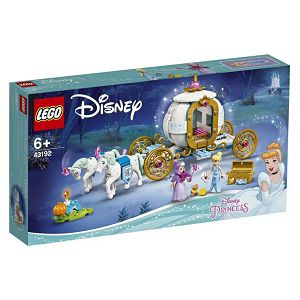 LEGO Kocke Disney Princess Pepeljugina kraljevska kočija 43192, 6+god.
