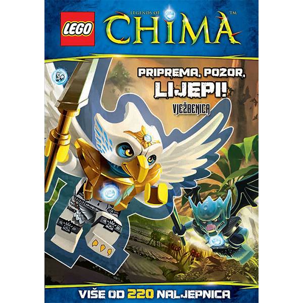 Lego vježbenica s naljepnicama Chima