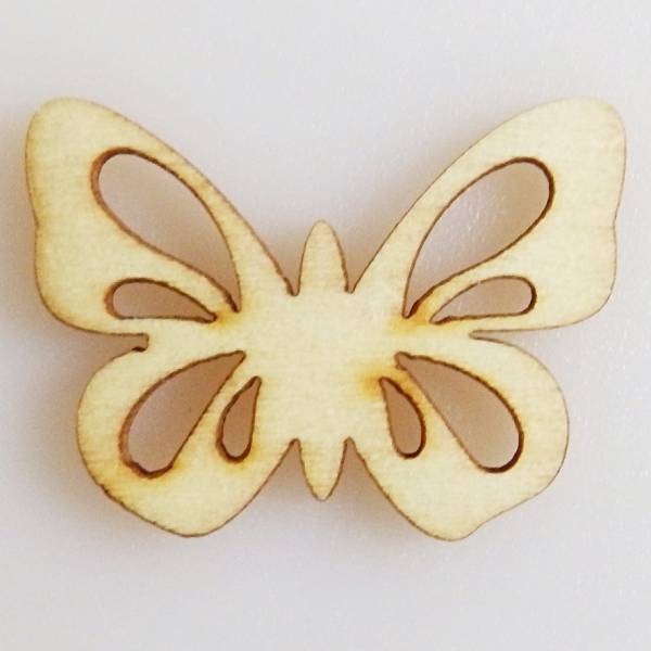 Leptir dekorativna drvena figurica 3 x 2cm