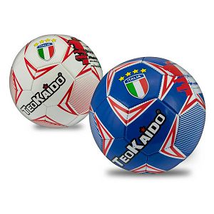 Lopta nogometna Italia kožna Teorema 521310 plava/bijela