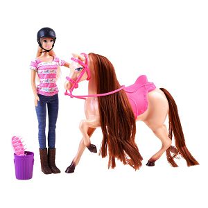 Lutka Anlily s konjem 414147