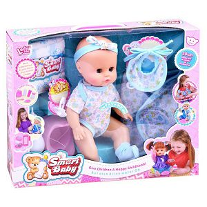 Lutka Beba interaktivna pije, piški Ledy Toys 104346