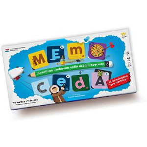 Memoceda društvena igra, inovativan i zabavan način učenja abecede 380971