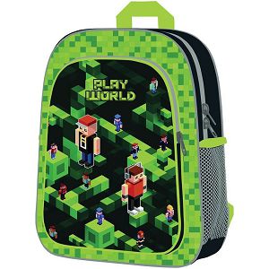 Minecraft ruksak 2zipa,Playworld 31x25cm,vrtićki 2850