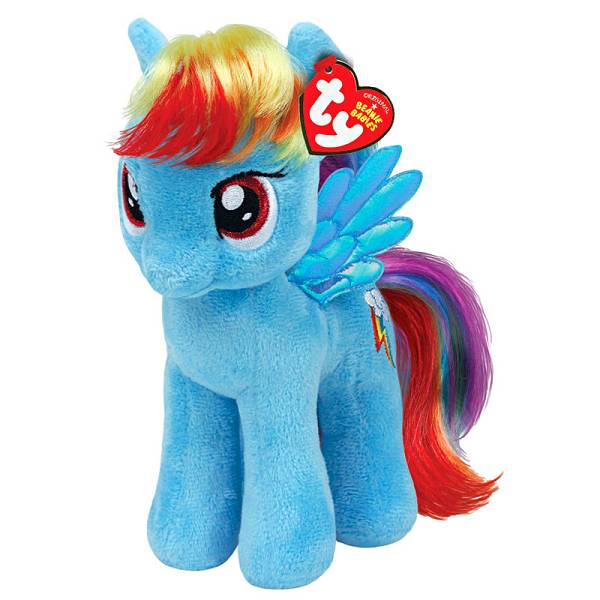 My Little Pony Rainbow Dash TY Hasbro plišani plavi/višebojni 18cm