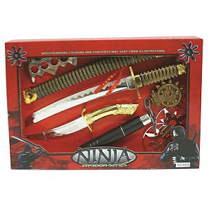 Ninja set Mačevi 40x6x28cm 826277