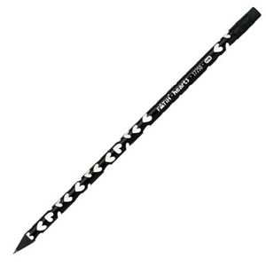 Olovka drvena Fatih HB s gumicom, crno drvo 17100 više boja