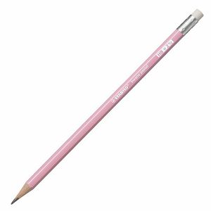 Olovka drvena s gumicom Stabilo Swano 4908 HB roza