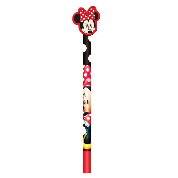 Olovka grafitna HB sa ukrasnom gumicom Disney Minnie 