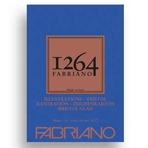 Papir Fabriano 1264 Bristol, bezkiselinski papir, A4, 200gr/50L 19100654