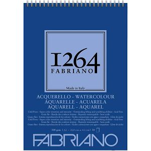 Papir Fabriano 1264 Watercolour A3,300gr/30L spiralni top side 19100650 212164
