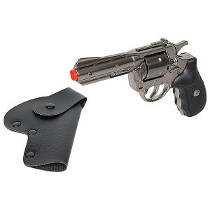 Pištolj policijski metalni u futroli +8 metaka 043308 Gonher