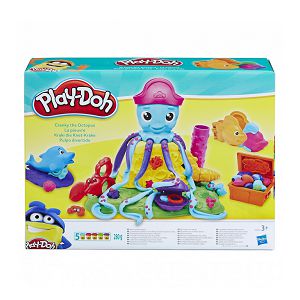 Play-Doh Mrzovoljna hobotnica + 5 plastelina u čašicama Hasbro 462650