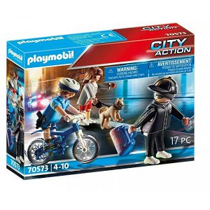 Playmobil kocke 4-10god.City Action Policajac s biciklom 705730
