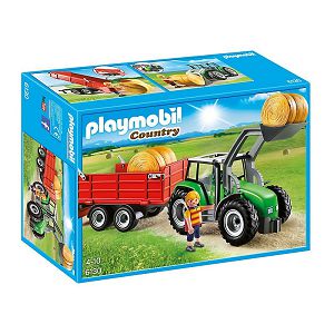 PLAYMOBIL KOCKE Veliki traktor s prikolicom, 4+ 061300