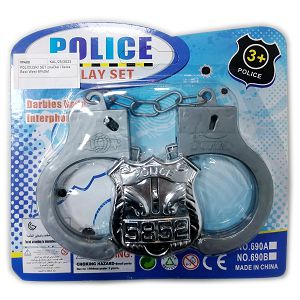 Policijski set značka i lisice 894061