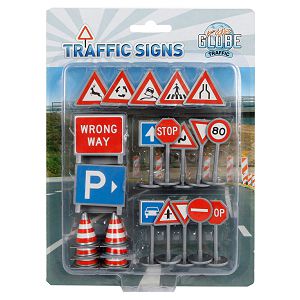 Prometni znakovi set 25/1 Kids Globe Traffic 382813