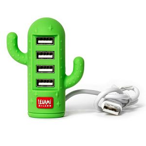 Punjač USB hub mini, kaktus Legami 566823