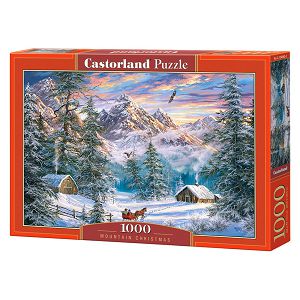Puzzle Castorland 1000kom Božić u planinama 104680