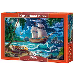 Puzzle Castorland 1500kom Prva noć u novoj zemlji 152070